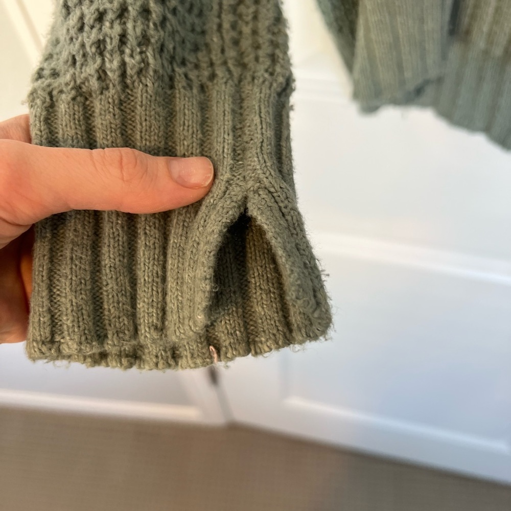 Sage green sweater